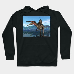 Spinosaurus dinosaur, illustration (C006/8639) Hoodie